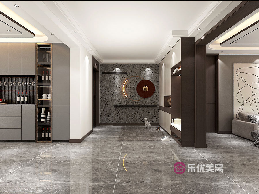 奧林禾苑165㎡現代簡約風格裝修效果圖