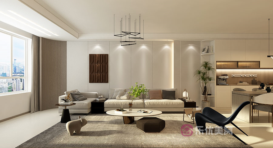 碧桂園鳳凰天域138㎡極簡(jiǎn)風(fēng)格裝修效果圖