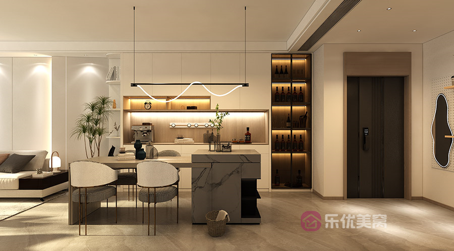 碧桂園鳳凰天域138㎡極簡(jiǎn)風(fēng)格裝修效果圖