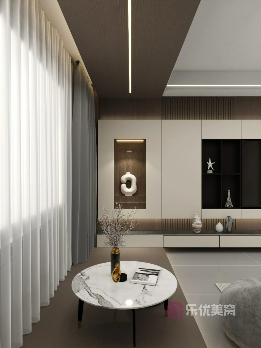 錦尚國際·錦天下153㎡現代簡約風格裝修效果圖