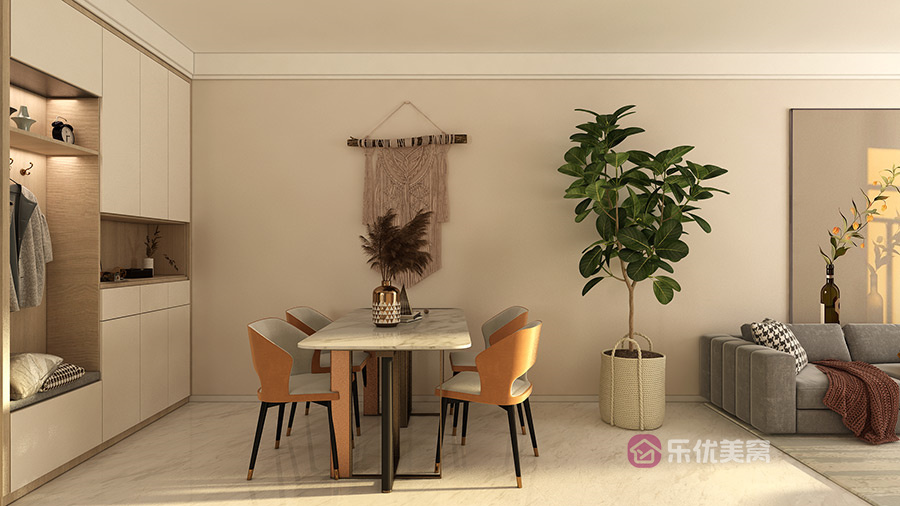 方興鳳凰臺105㎡現代簡約風格裝修效果圖