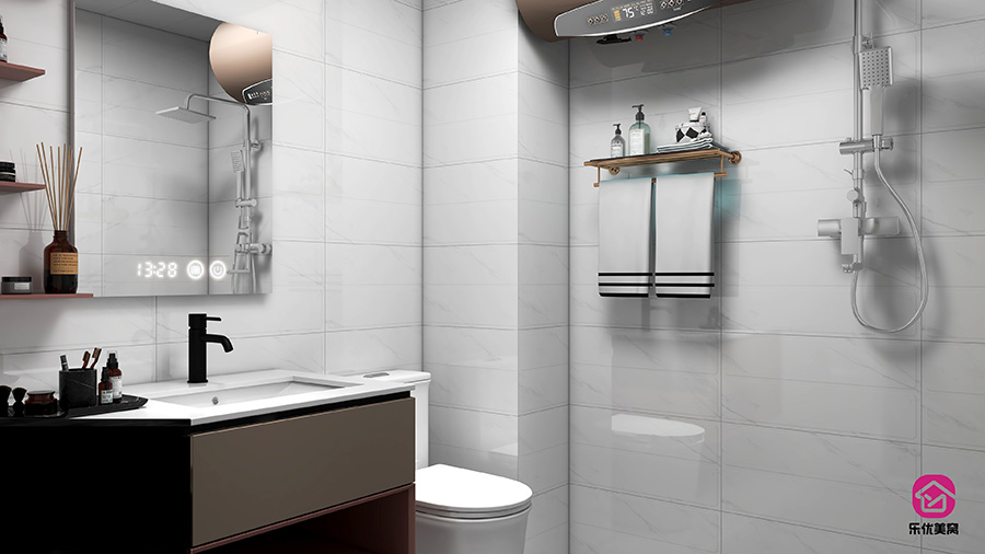 方興鳳凰臺86㎡現代簡約風格裝修效果圖