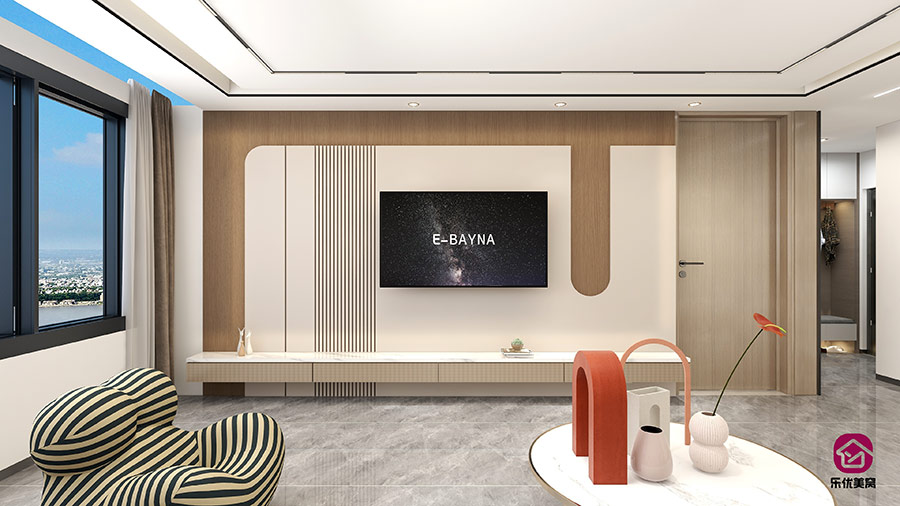 遠洲大都匯170㎡現代簡約風格裝修效果圖