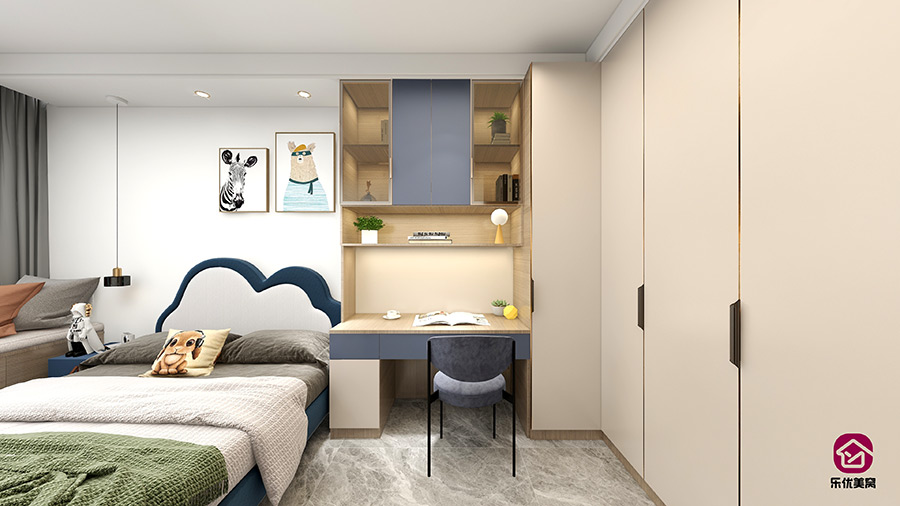 遠洲大都匯170㎡現代簡約風格裝修效果圖