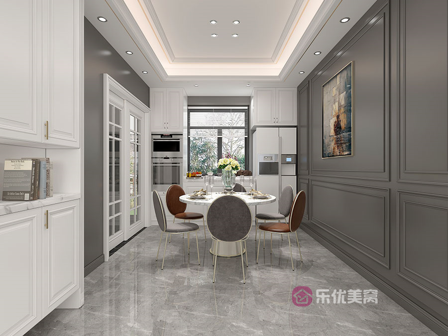 錦尚國(guó)際·錦天下174㎡美式輕奢風(fēng)格裝修效果圖