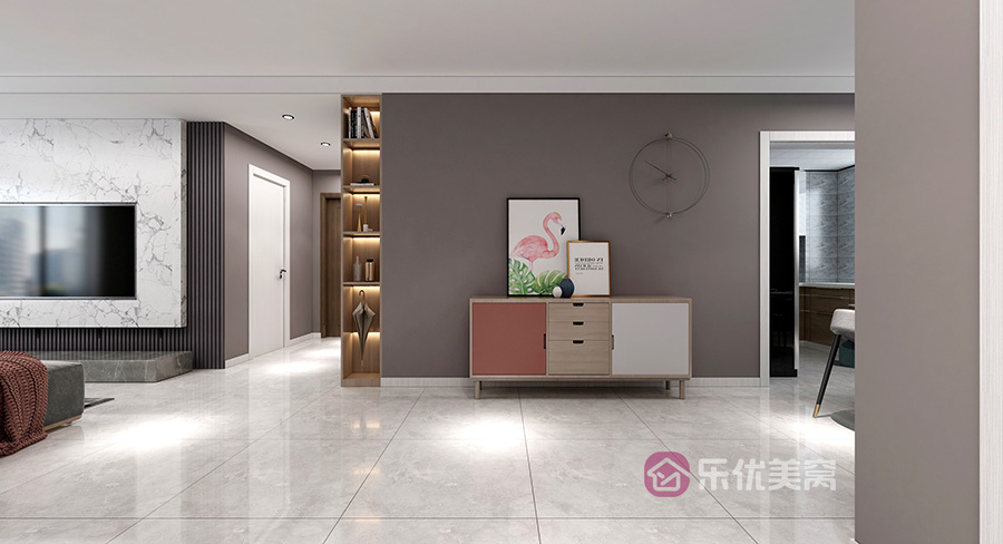 方興鳳凰臺117㎡現代簡約風格裝修效果圖