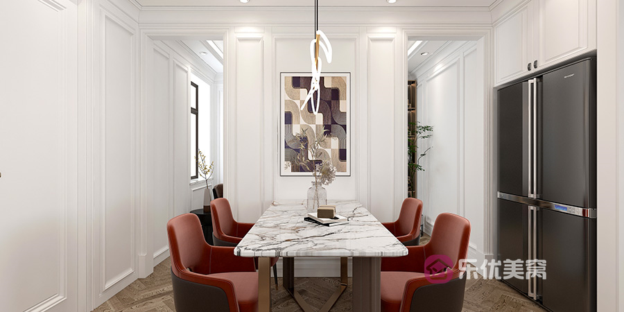 青山楓景116㎡法式風格裝修效果圖