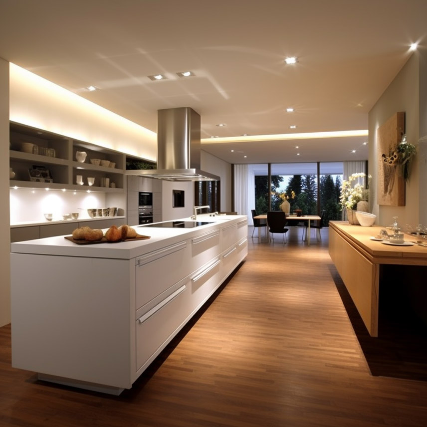 餐桌島臺一體化設計，別提有多香了