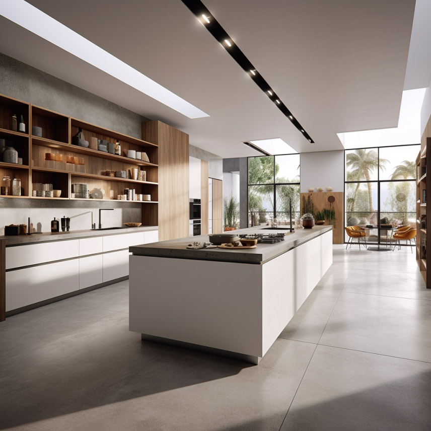 餐桌島臺一體化設計，別提有多香了