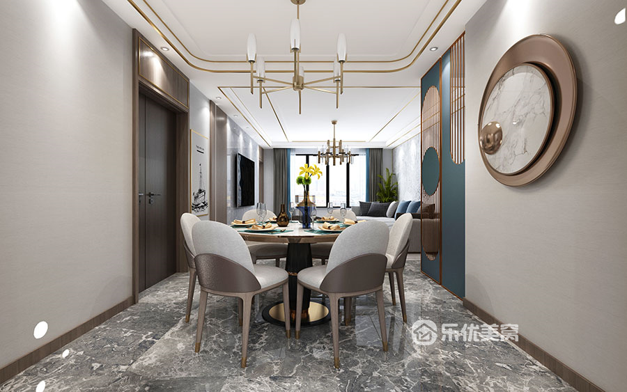 松石御景江山147㎡現代輕奢風格裝修效果圖