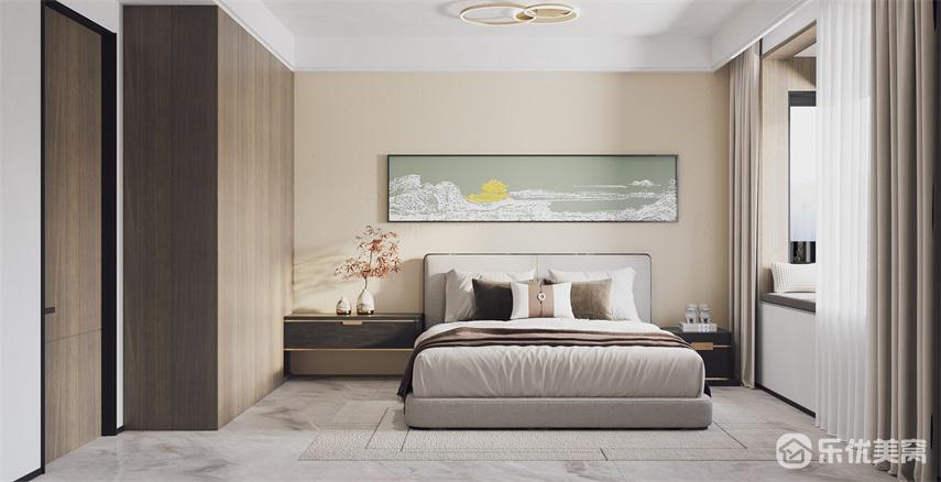 包頭景晟開元整裝案例，淡雅舒適空間明亮！