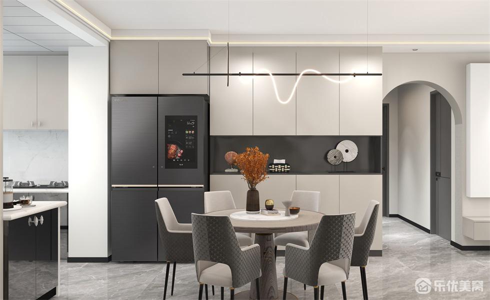 包頭遠洲大都匯整裝案例，有格調的現代居家！