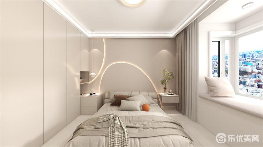 包頭保利拉菲公館整裝案例，152平純色空間好舒適！