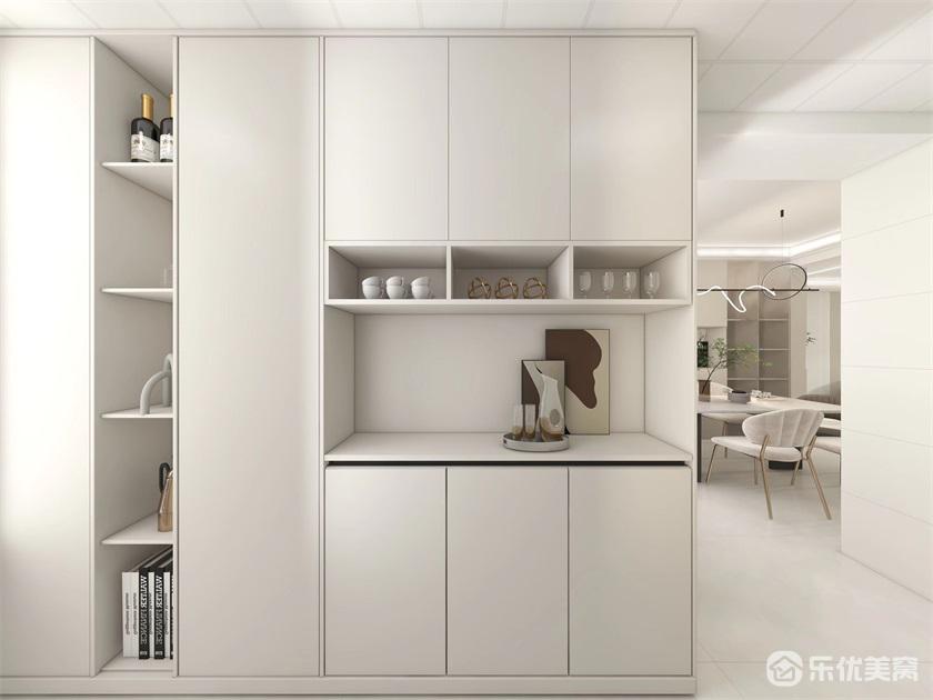 包頭保利拉菲公館整裝案例，152平純色空間好舒適！