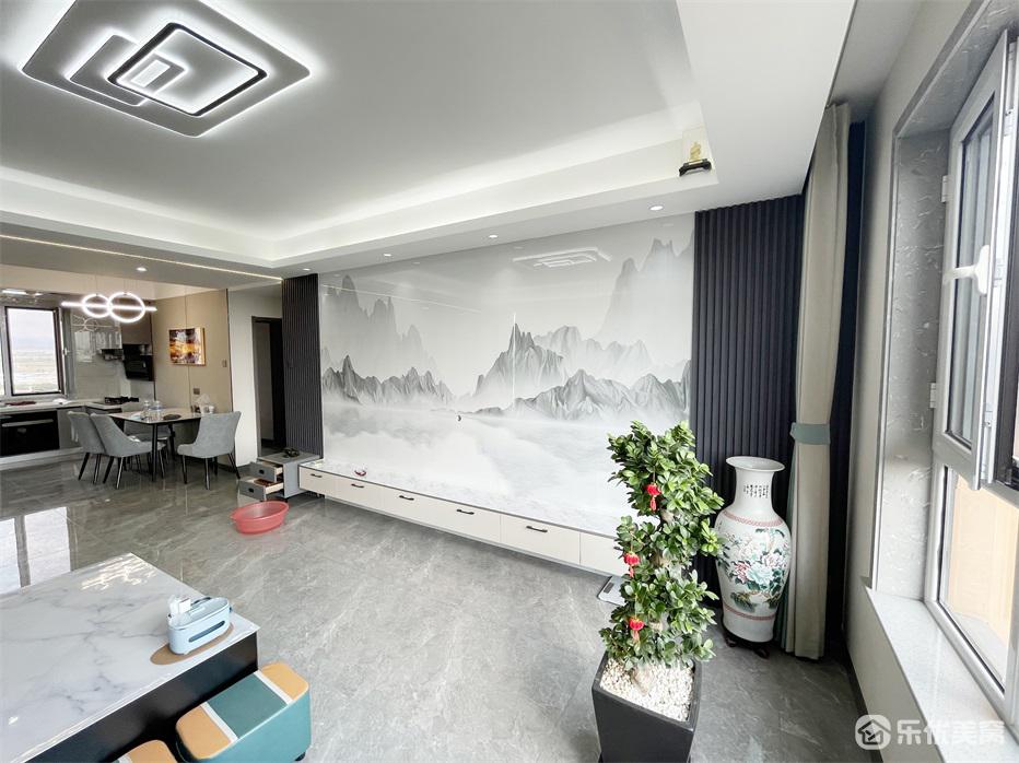 包頭松石御景江山案例，全屋整裝完工實景！