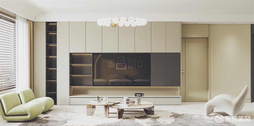 包頭青山楓景全屋整裝，簡單配色打造清爽居家！