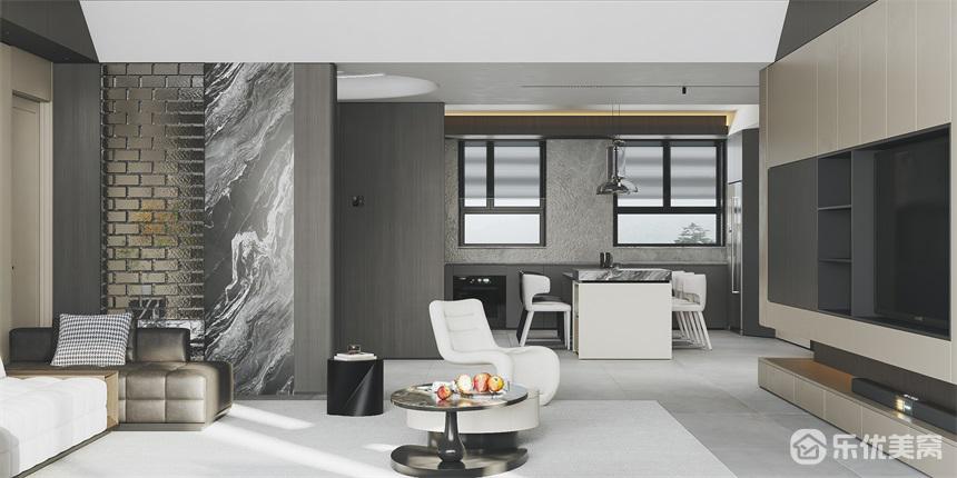 包頭禧瑞都整裝案例，全屋124平，現代風打造酒店式居家！