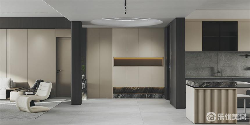 包頭禧瑞都整裝案例，全屋124平，現代風打造酒店式居家！