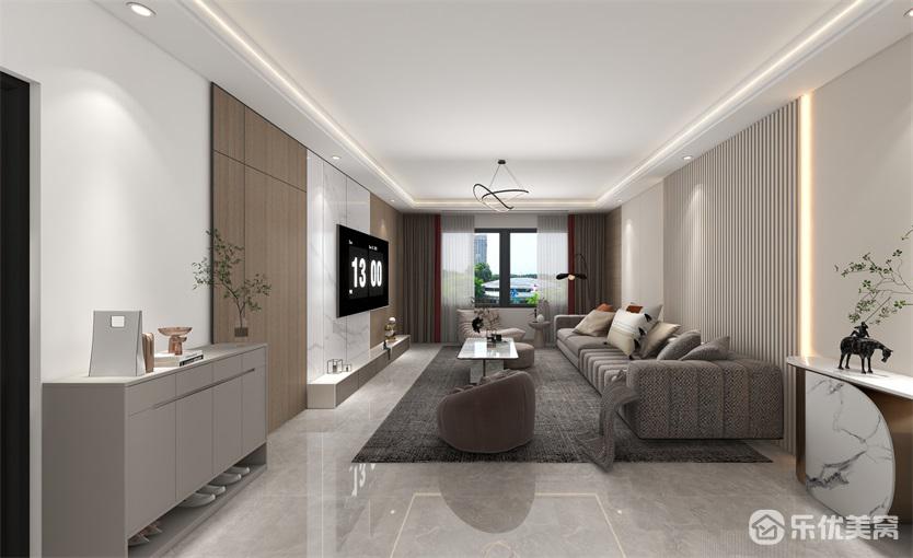 146平米全屋整裝，包頭景晟開元，現代風舒適居家！