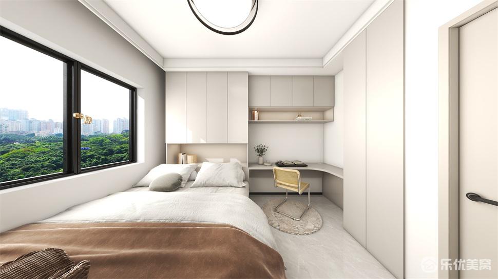 包頭吾悅桃李郡整裝案例，留白空間潔凈居家！