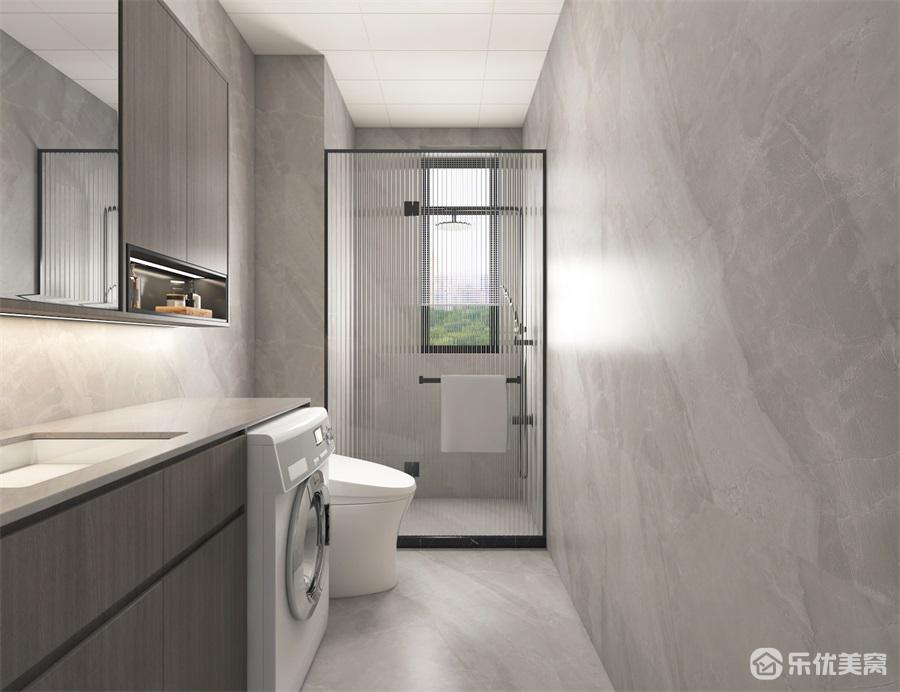 包頭整裝案例，現代輕奢風居家，木飾搭配好舒心！