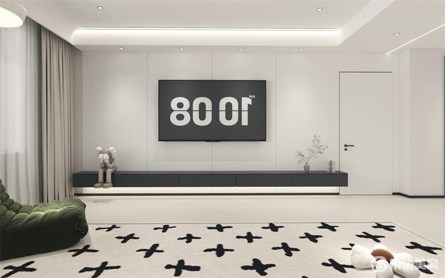 現代奶油風整裝，128平空間，舒適又養眼！