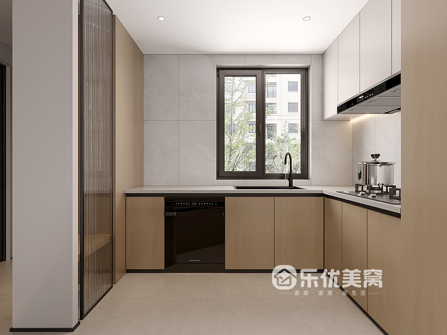 遠洲大都匯140平現代簡約風格裝修效果圖