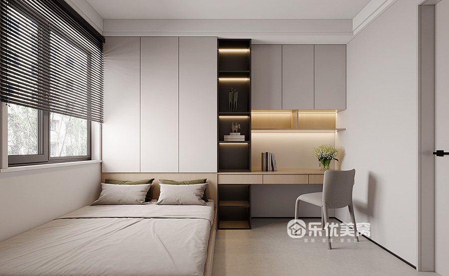 遠洲大都匯140平現代簡約風格裝修效果圖