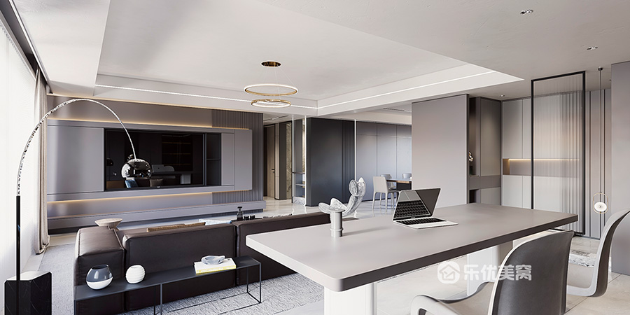 中海河山郡170平通透寬敞現代風，大平層既視感！