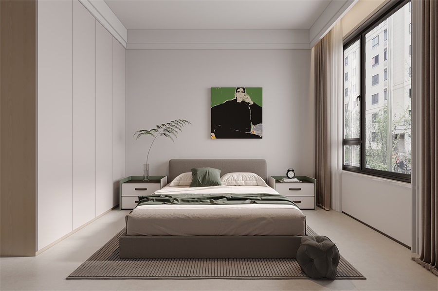 包頭遠洲大都匯整裝案例，全屋空間清新舒適