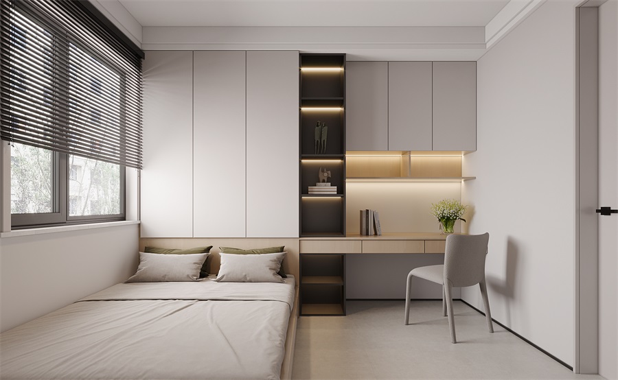 包頭遠洲大都匯整裝案例，全屋空間清新舒適