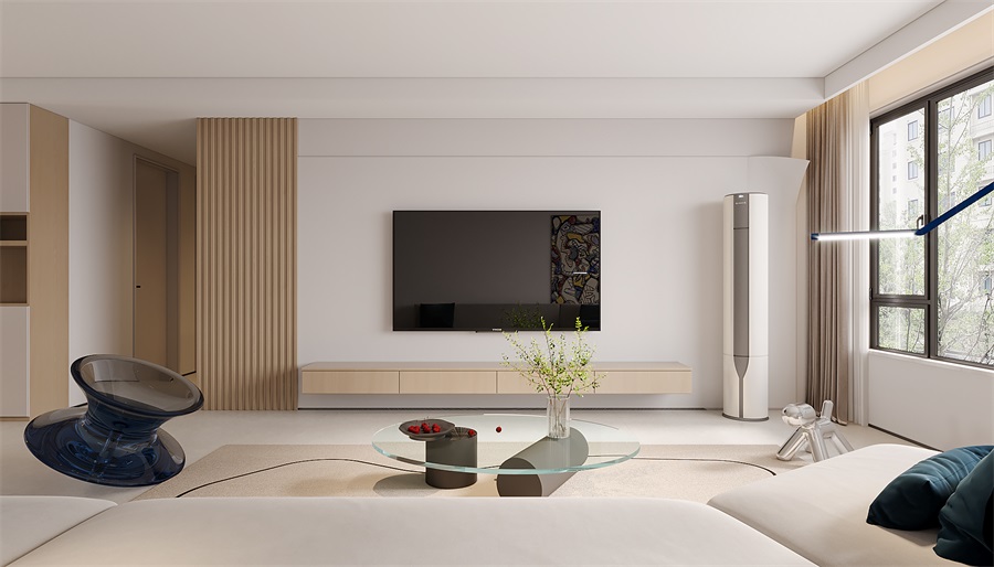 包頭遠洲大都匯整裝案例，全屋空間清新舒適