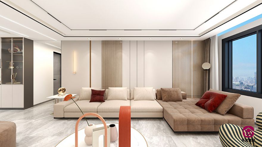 遠(yuǎn)洲大都匯170㎡現(xiàn)代簡(jiǎn)約風(fēng)格裝修效果圖