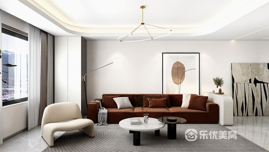 遠(yuǎn)洲大都匯142㎡現(xiàn)代簡(jiǎn)約風(fēng)格裝修效果圖