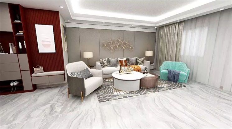 包頭中海望京府樣板間，現代風打造居家格調！