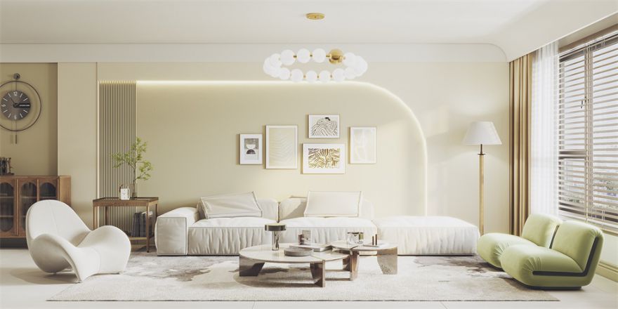 包頭青山楓景全屋整裝，簡單配色打造清爽居家！