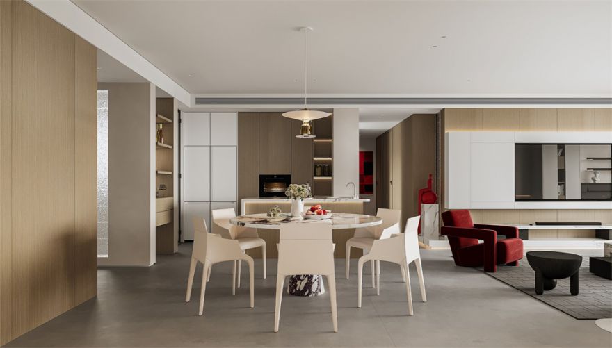 包頭142平全屋整裝，現代風清爽居家，保利公園壹號！