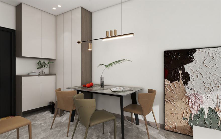 空間敞亮，95平全屋整裝，現代風格經典家裝！