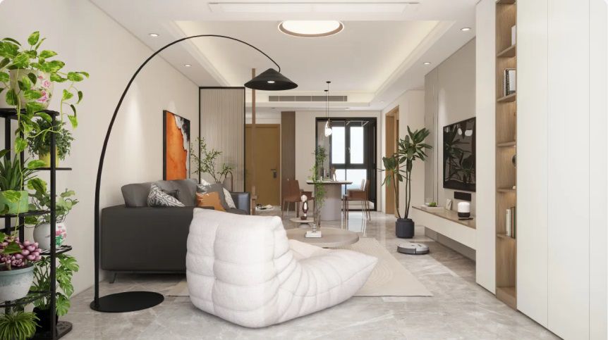 讓人羨慕的現代風，裝修時尚又大氣，簡約不簡單！