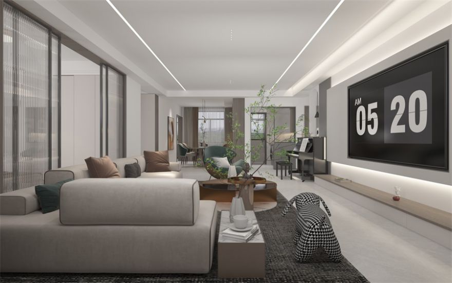 包頭中實(shí)紫宸書院，129平整裝案例！