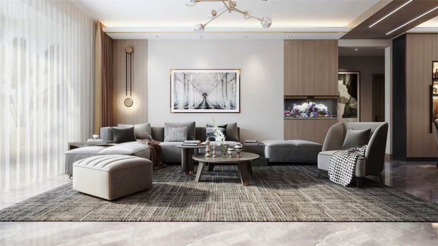 包頭151平整裝案例，中梁首府1號院，現代輕奢讓家更有格調！