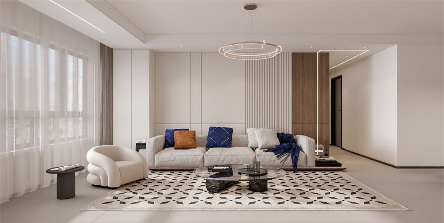 包頭富力城4期，現代風全屋整裝案例！